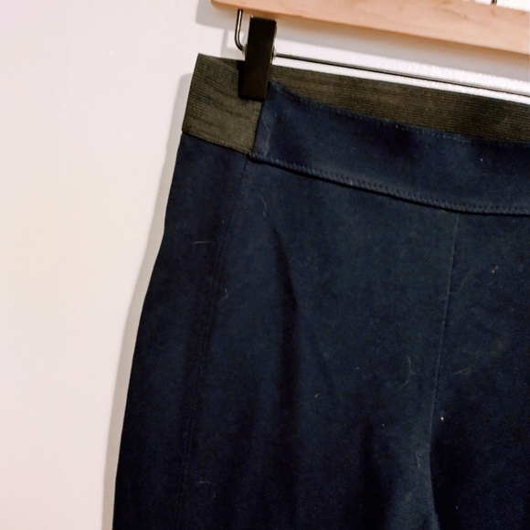 Talbot's Navy leggings dress pants with black elastic waistband size medium - Picture 2 of 5